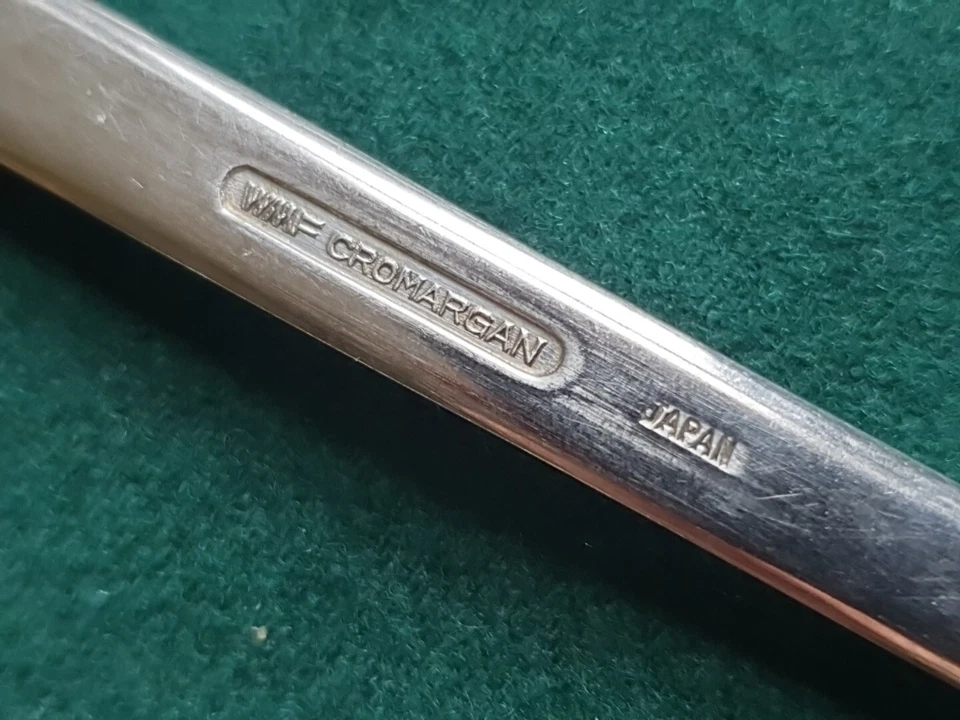 Vintage WMF RAVENNA Dessert Spoon x 6 cubiertos de acero inoxidable Foto 4 de 4