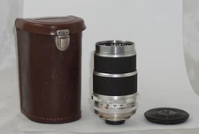 Voigtlander Super Dynarex f4 135mm Lens DKL Mount Bessamatic Camera w/ Case