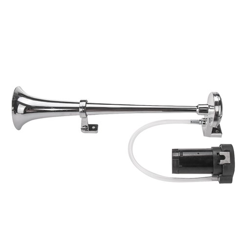 110db Car Truck Mega Train Loud Single Trumpet Air Horn Kit DC 12V compressor AU - Picture 2 of 5