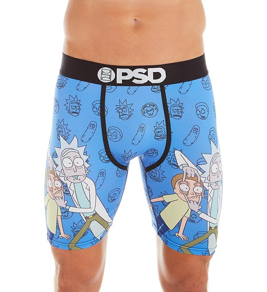 PSD Mens NBA Pickles Rick Morty Green Underwear - E21911001-GRN-L