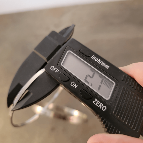 Brazalete doble plateado NewWord Afirming Abundante Life - Imagen 9 de 9