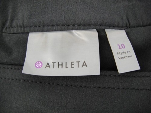 Athleta taglia 10 nero scort cerniera laterale riciclato polispandex elasticizzato - Foto 5 di 9