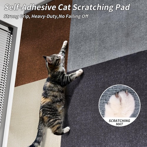 【Super Sticky】 Cat Scratch Furniture Protector Self Adhesive Scratching Mat C... - Picture 3 of 8