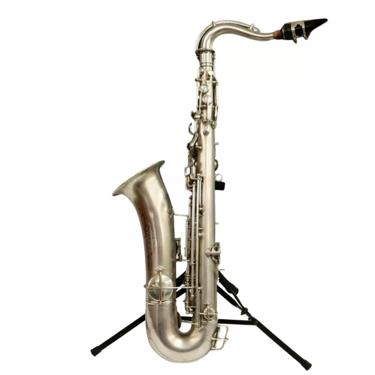 Antique Saxophone C Melody saxophone by Conn Silver Plate