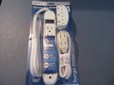 Power Sentry Surge Protector wall adapter extension cord 3 pack