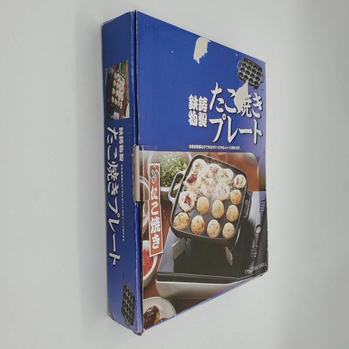 Takoyaki Parrilla Sartén 16 Cavidades Pulpo Pastelera Japonés Oishii NUEVO Caja Abierta