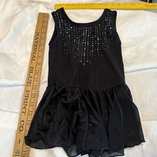 Cat And Jack  Black Leotard M 7/8 Sparkle Dance Outfit