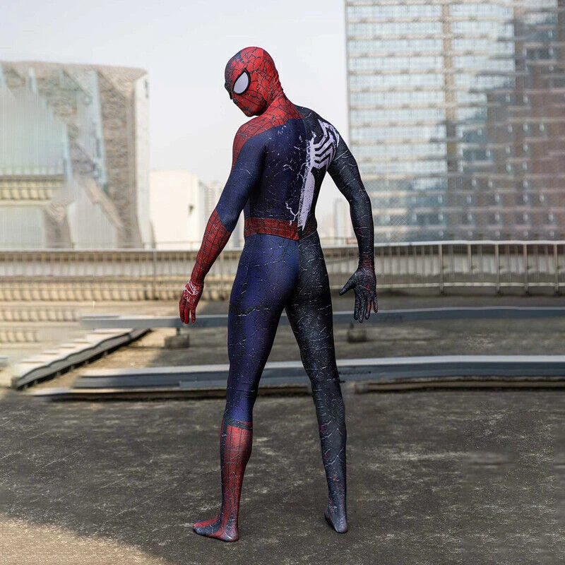 Venom Spider-Man Mono Simbionte Adulto/Niños Body Disfraz Halloween Juegos con disfraces Foto 4 de 4