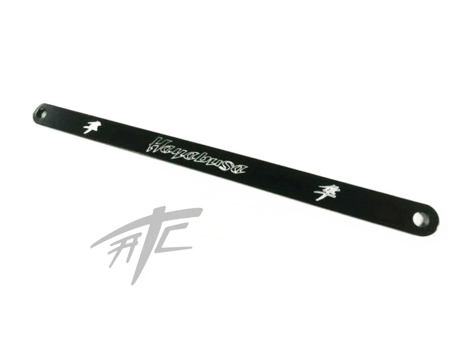 BARRA DE FRENO HAYABUSA GRABADA NEGRA CORTE CONTRASTE 18" 1999-2007 SUZUKI HAYABUSA Foto 2 de 3