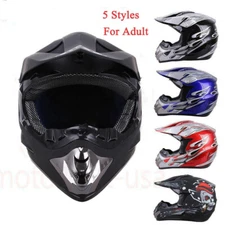 DOT Adult Youth Kids Helmet /Goggles /Gloves Motocross Off-road Dirt Bike MX ATV
