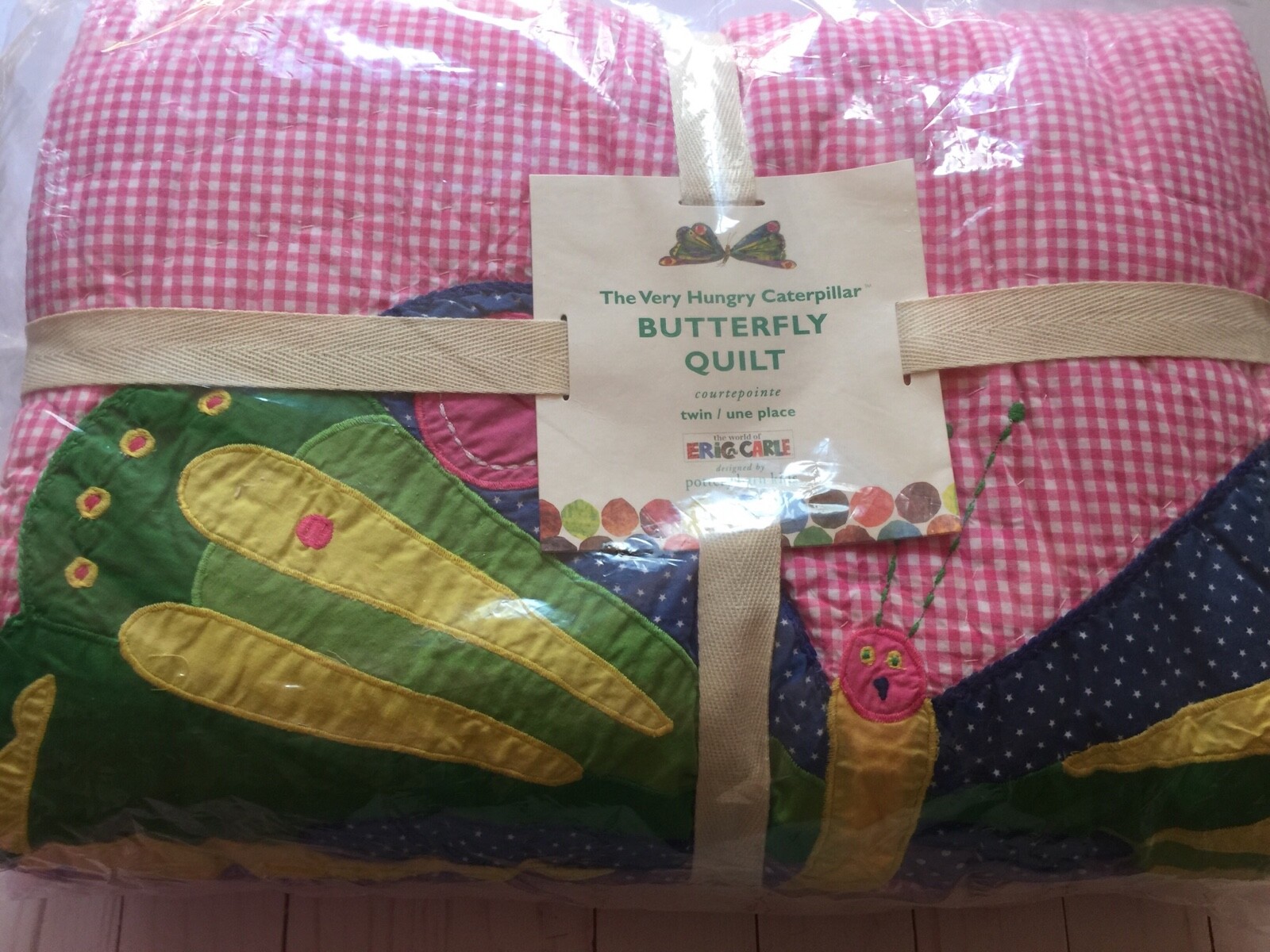 POTTERY BARN KIDS Eric Carle Very Hungry Caterpillar Bedding Quilt