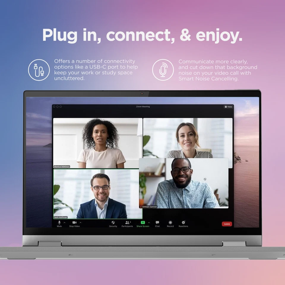 Lenovo IdeaPad Flex 5 Laptop 14" Touch Intel i3 4GB RAM Upto 1TB SSD Office 2024 - Image 4 of 4