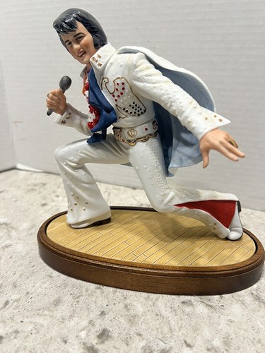 ELVIS IN CONCERT Aloha From Hawaii Royal Orleans Porcelain Figure 1983