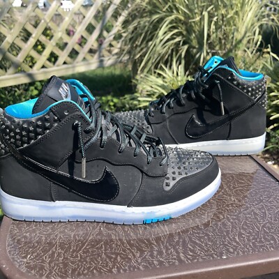 Size 10 - Nike Dunk CMFT PRM High All Star - Black Jade