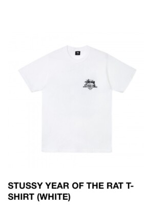 Stussy Dover Street Market Year Of The Rat Tee White Small New In