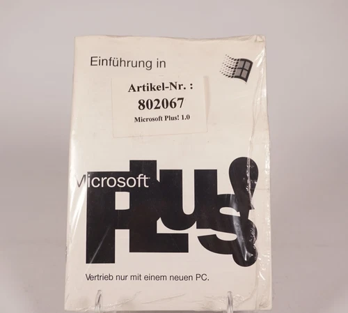 Original Vintage Microsoft Plus! 1.0 Art. 802067 für Windows 95 sealed