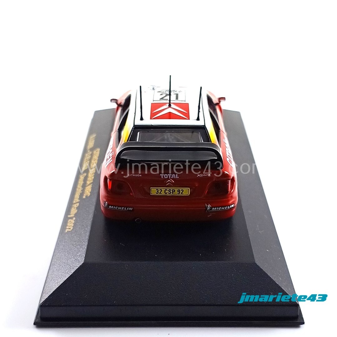 ミニカー ixo CITROEN XSARA WRC#21 S.Loeb-D.Elena Citroen Xsara #21 S. Loeb - D. Elena Deutschland Rally 2002