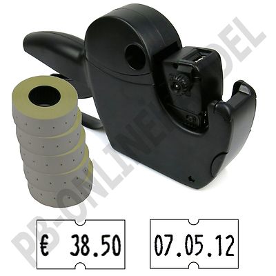 Auszeichner JOLLY H8 + 6.000 Lochetiketten 21x12mm 8-stelliger Preisauszeichner