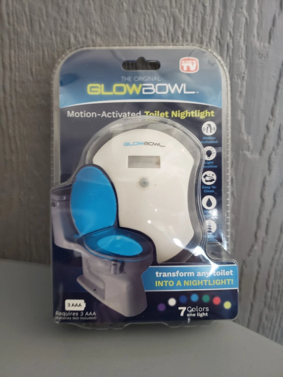 The Original GLOW BOWL as seen on TV Motion Activated Night Light  Illuminated