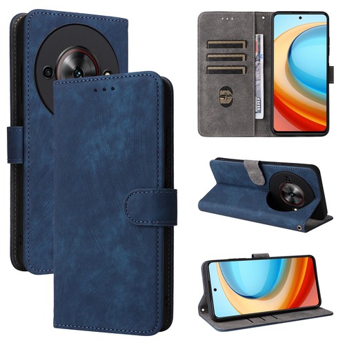 For ZTE Nubia Focus 5G, Luxury Retro Flip Leather Wallet Stand Soft Case Cover - Picture 7 of 19