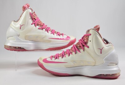 Nike KD 5 Aunt Pearl Metallic Summit White Pinkfire II 598601-100