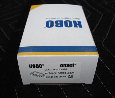 Onset HOBO UX120-006M 4-Channel Analog Data Logger, LCD Display