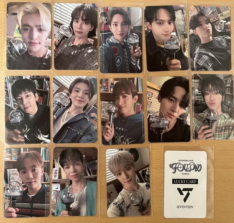 SEVENTEEN TOUR FOLLOW FC CARAT ZONE LTD OFFICIAL PHOTO CARD SEVENTEEN TOUR FOLLOW FC CARAT ZONE LTD OFFICIAL PHOTO CARD