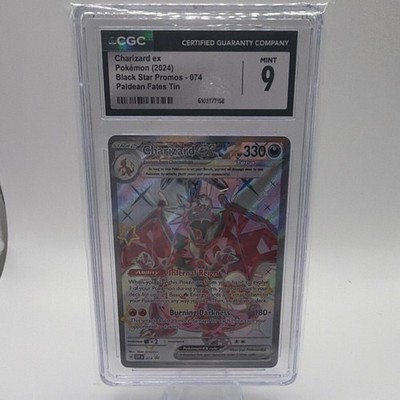 Pokémon Charizard ex 074 Sv Promo Holo 330 HP Burning Darkness CGC