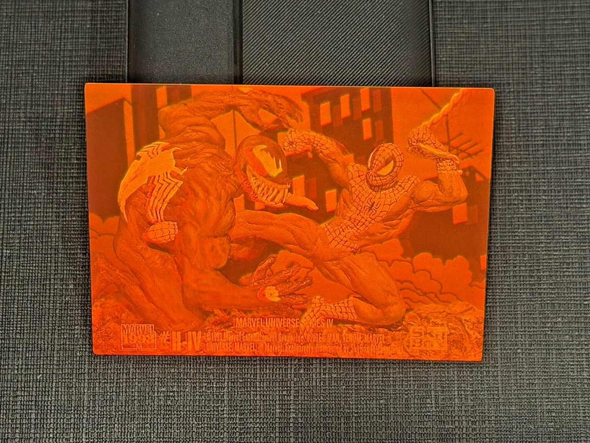 Spiderman Venom Hologram In Spider-Man Trading Card Singles for