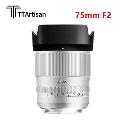 TTArtisan 75mm F2 Auto Focus Full Frame Portrait Lens for Sony E Nikon Z L-mount