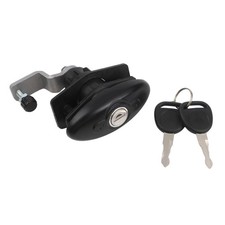 Sleek Black Hatch Lock Suitable for Various RV Applications and Use Cases