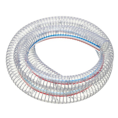 #ad 1 3 8quot; ID Wire Reinforced Hose 6.6 Ft Vinyl Suction Tubing Clear $54.94