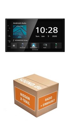 Autoradio Kenwood DMX5020BTS für Nissan X-Trail T30 + 1 DIN Gerät Apple CarPlay 