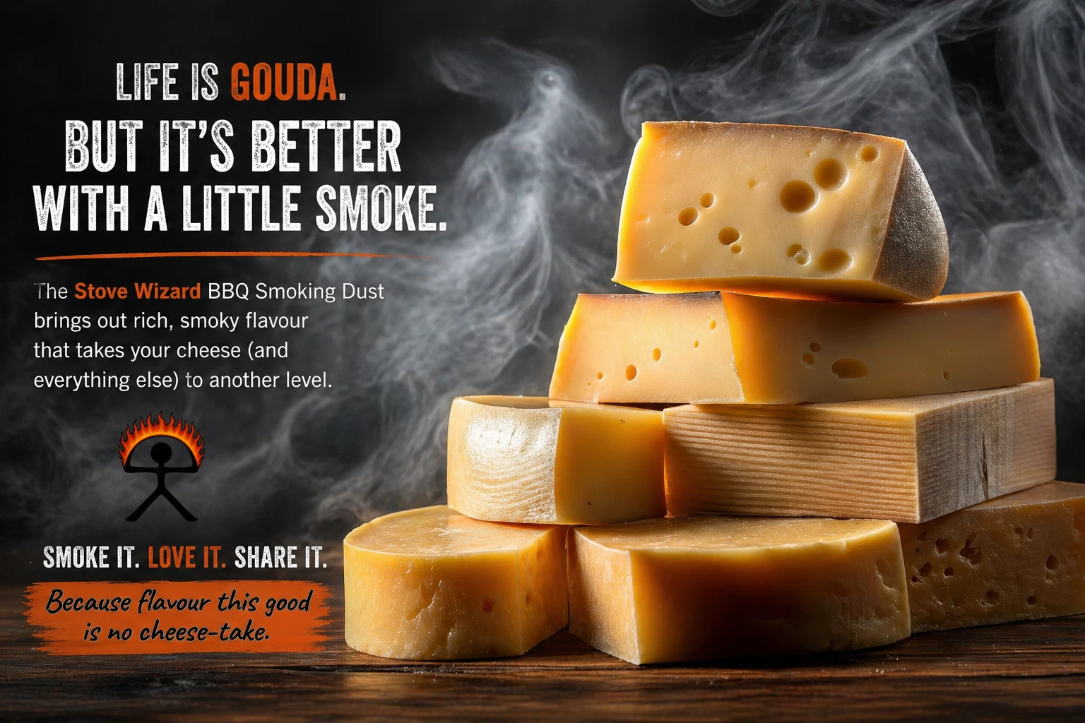 Smoking Dust for Cheese Meat Fish and Vegetables