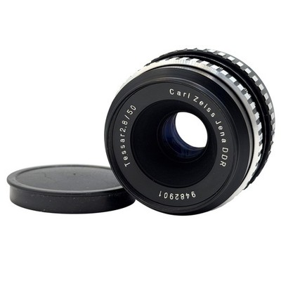 Carl Zeiss Jena DDR Tessar 50mm F2.8 M42 Mount Zebra Prime Lens 50mm f2.8