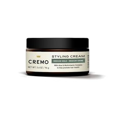 Men  s Hair Styling Cream - Medium Hold  Shine, 3.4 Oz with Aloe Vera
