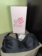 ABC Mastectomy Bra Style 103 Contour Jacquard Wire Free Size 42A Black
