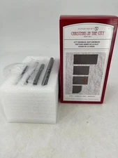 Department 56- City Sidewalk, Busy Soidewalk, Set of 4 5" - #6014516