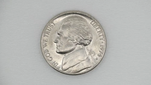 1974-D Jefferson Nickel — photo from the most recent tracked eBay sale