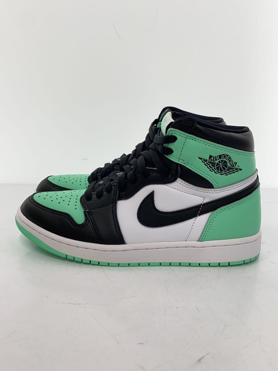 Nike high top sneakers AIR JORDAN 1 OG 28 cm GREEN CUT Used Nike high top sneakers AIR JORDAN 1 OG 28 cm GREEN CUT Used