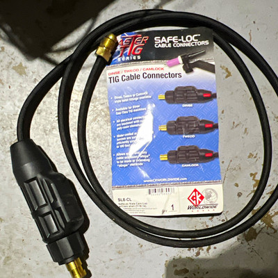 CK Worldwide Safe-Loc TIG Cable Connector SL8-CL Welding Cable Connector