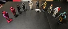 GI Joe Figure Lot 80s Storm Shadow, Snake Eyes, Scarlett, Firefly, NM+ Condition