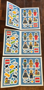 lot of 3 LEGO Chima sticker sheets over 75 stickers