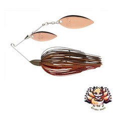 NEW Keitech Baby T-Bone Spinnerbait Double Willow DW 1/4oz #511 Green Pumpkin