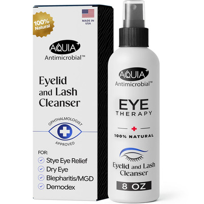 Eyelid Cleanser Spray 8oz | Blepharitis Treatment | Stye Eye Treatment | Eyelid