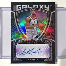 2020 Panini Obsidian Galaxy Ish Smith Washington Wizards Auto /75 #GAL-ISH