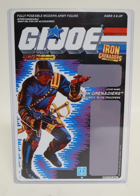 23枚 廃盤J RAP OZROSAURUS SCARS NORIKIYO Iron Grenadiers Destro's GI Joe Repro Reproduction Cardback Figure