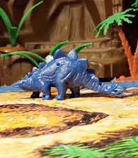 Vintage 1981 Stegosaurus recast from 1964/65 NY World's Fair Sinclair mold, blue
