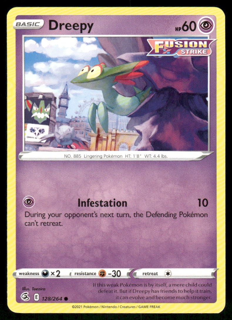 Dreepy 128/264 - Fusion Strike - Common NM