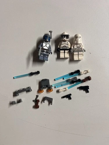 Lego Star Wars Minifigures And Accessories Lot